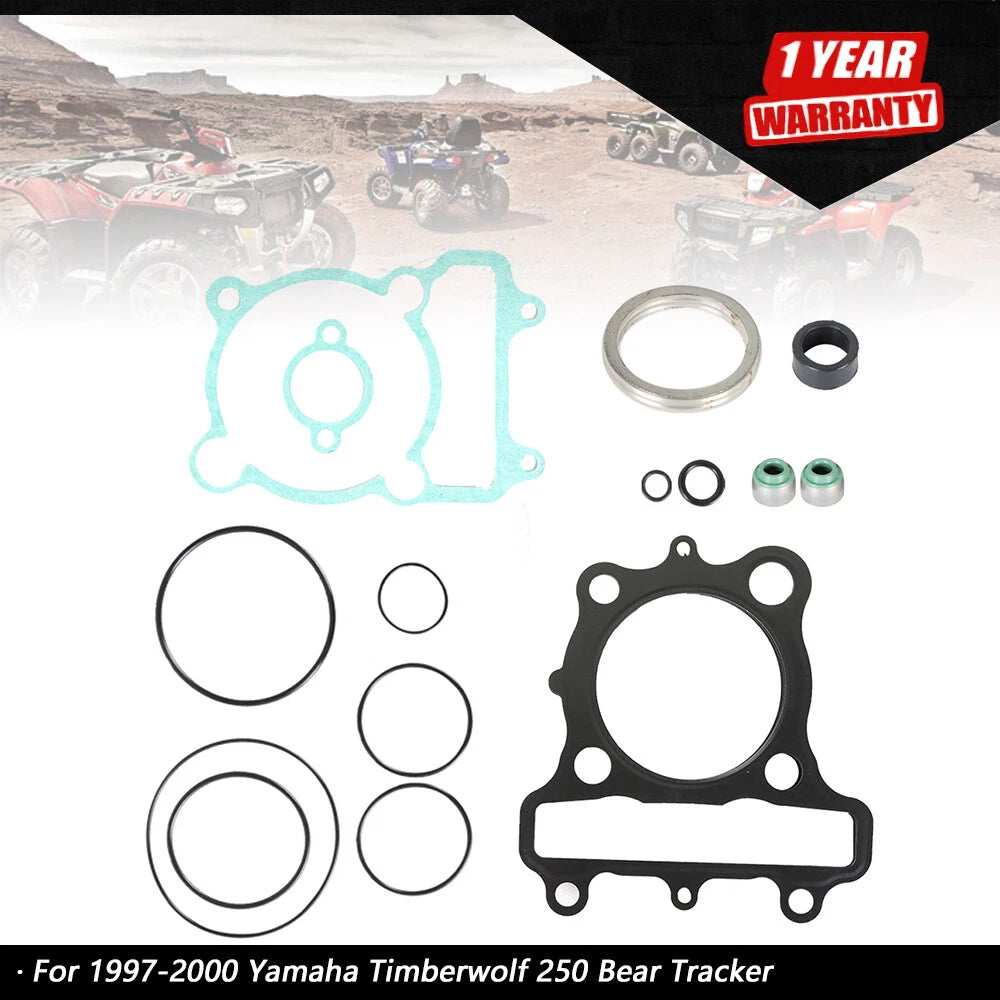 Top End Head Gasket Kit for Yamaha Timberwolf 250, Bear Tracker 250 (1999–2004)