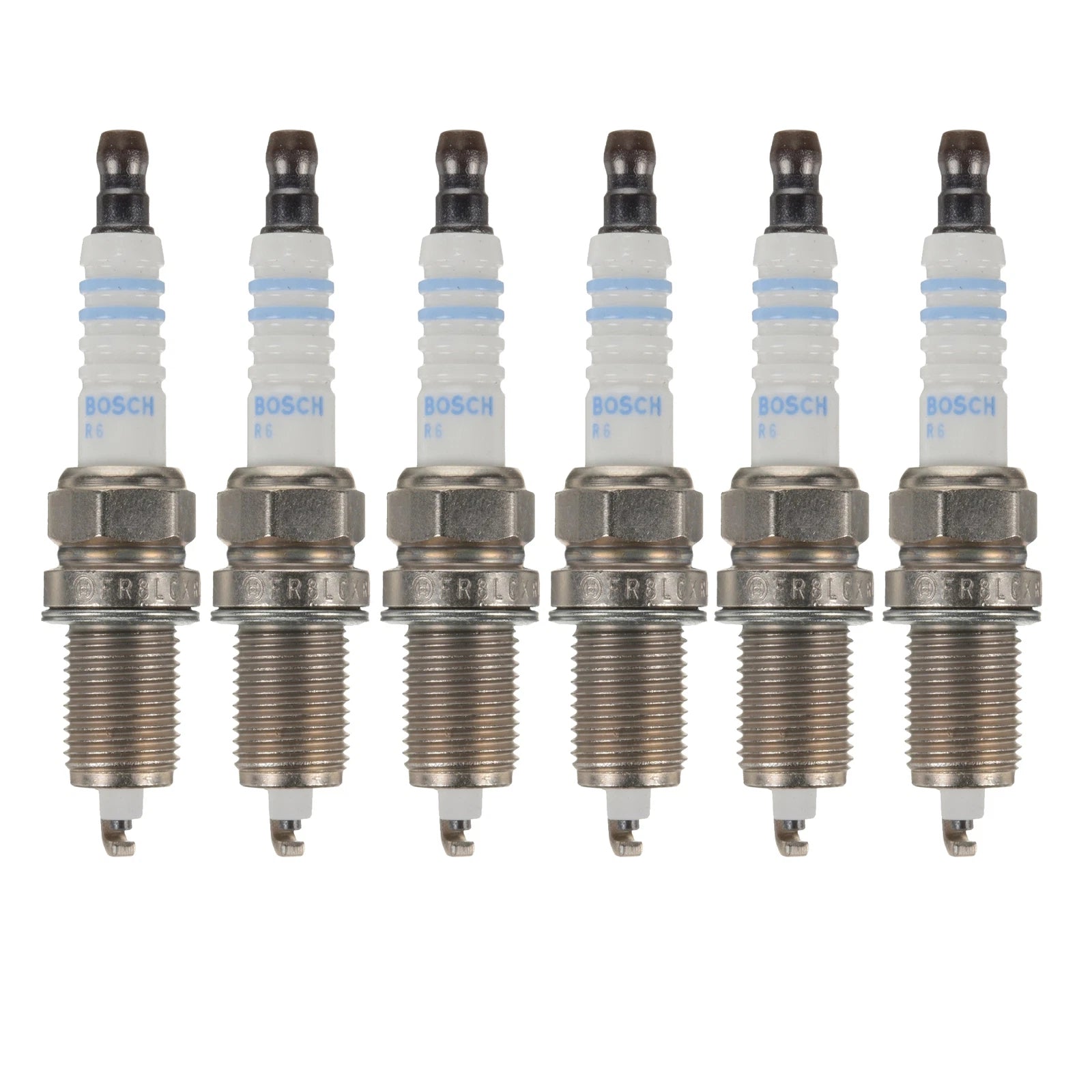 Set of 6 Bosch Super Plus Nickel Spark Plugs for Dodge Ford Honda Mazda V6