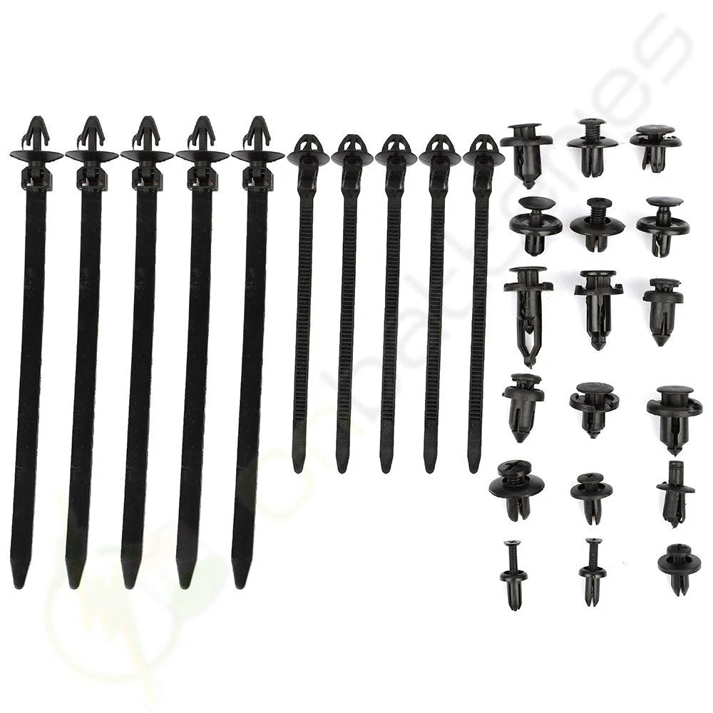 Set of 16 Car Retainer Clips Fasteners for Most Vehicles (Universal)