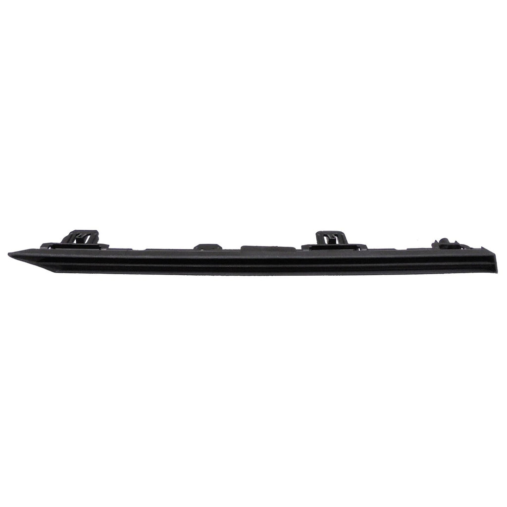 Replacement Black Textured Polypropylene Front Driver Side Upper Grille Molding
