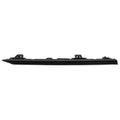 Replacement Black Textured Polypropylene Front Driver Side Upper Grille Molding