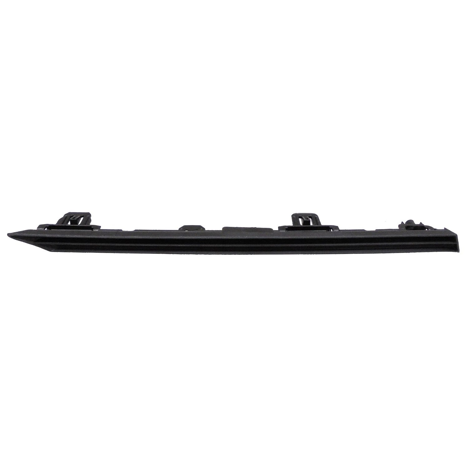 Replacement Black Textured Polypropylene Front Driver Side Upper Grille Molding