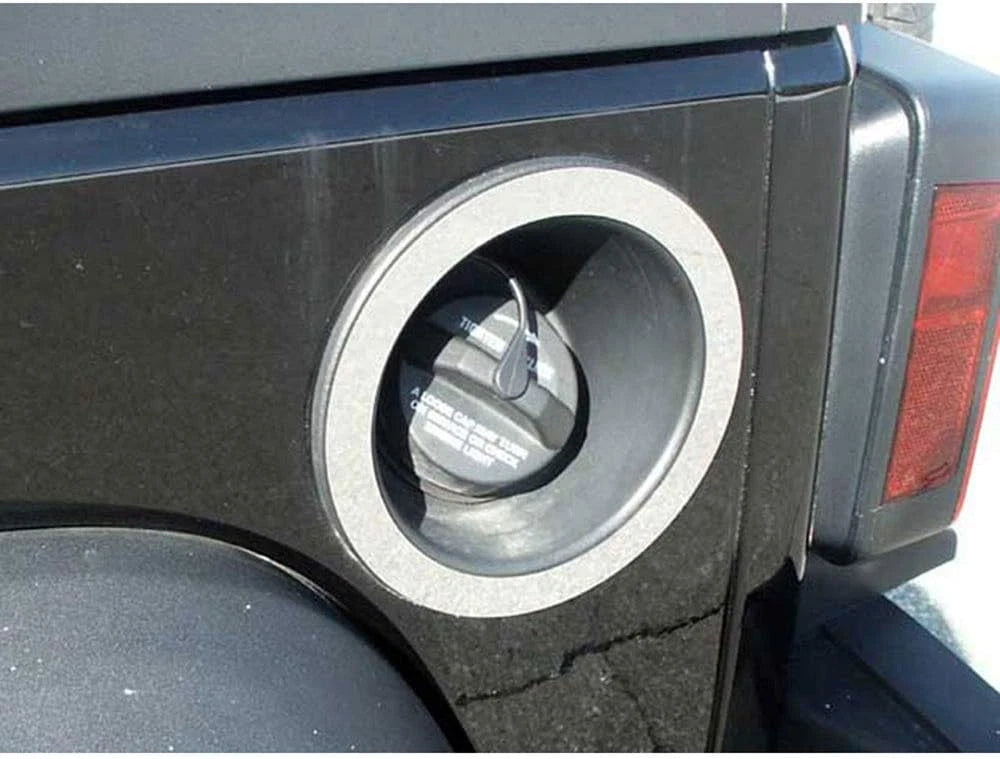 Luxury FX Chrome Fuel Gas Door Ring for 2007-2018 Jeep Wrangler