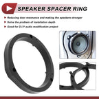 Set of 2 Speaker Spacer Ring Adaptors for Honda CRZ (2011–2016) 6.5" ABS