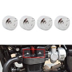 Billet Machined Head Bolt Cover Cap for T120 Thruxton Scrambler Street Cup (2016-2023)