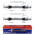 Set of 2 Rear CV Axle Shafts for Dodge Durango, Jeep Grand Cherokee