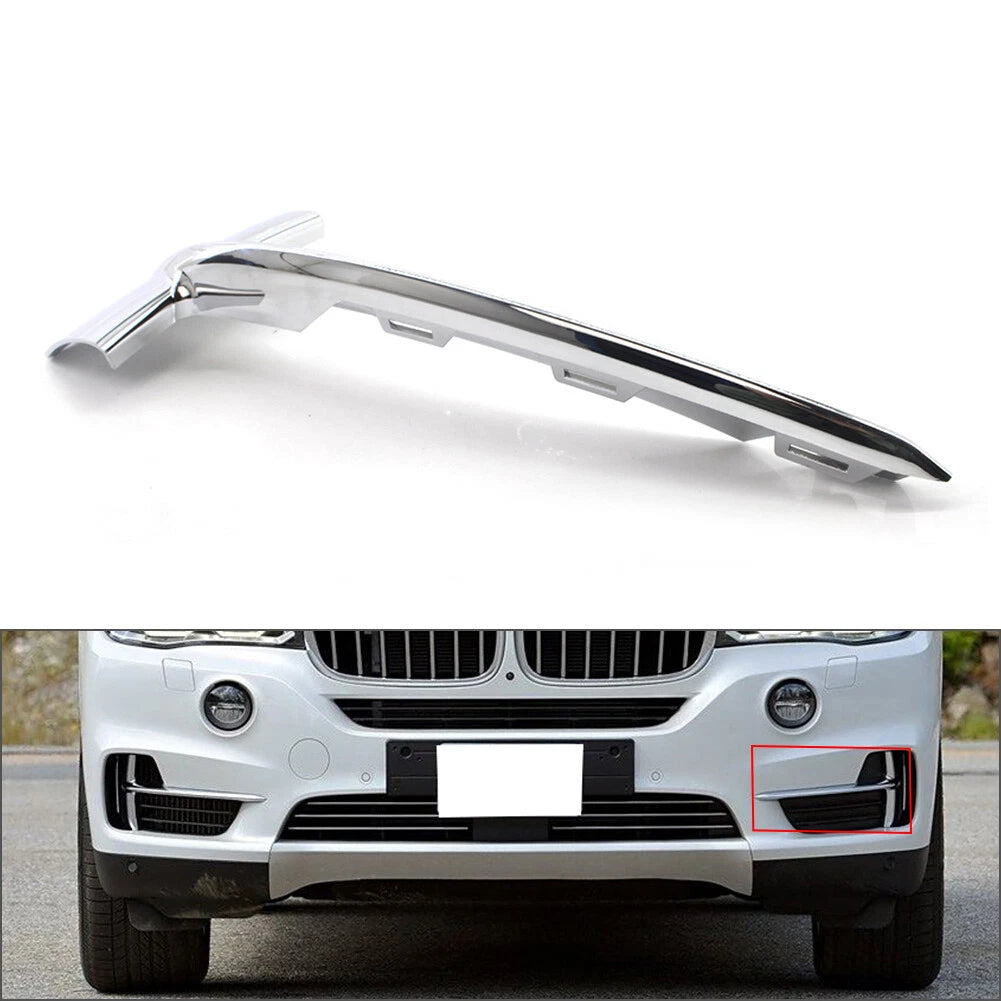 Chrome Front Bumper Grille Trim Left Side 51117325395 for BMW X5 (2014–2018)