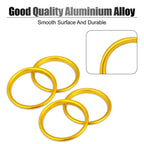 Set of 4 Gold Tone Air Vent Outer Trim for Audi A3 S3 Q2L (2013–2021) 782685683739