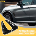 Air Flow Fender Vent Cover Trim for BMW X5 F15 M Sport (2014–2018) 1 Pair Glossy Black