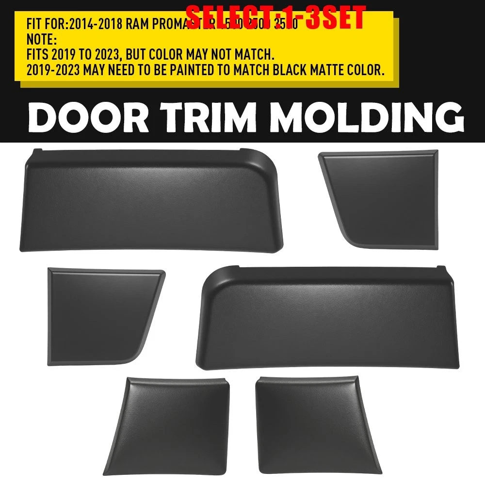 Door Trim Molding for Ram ProMaster Van (2014–2018) 6-18X