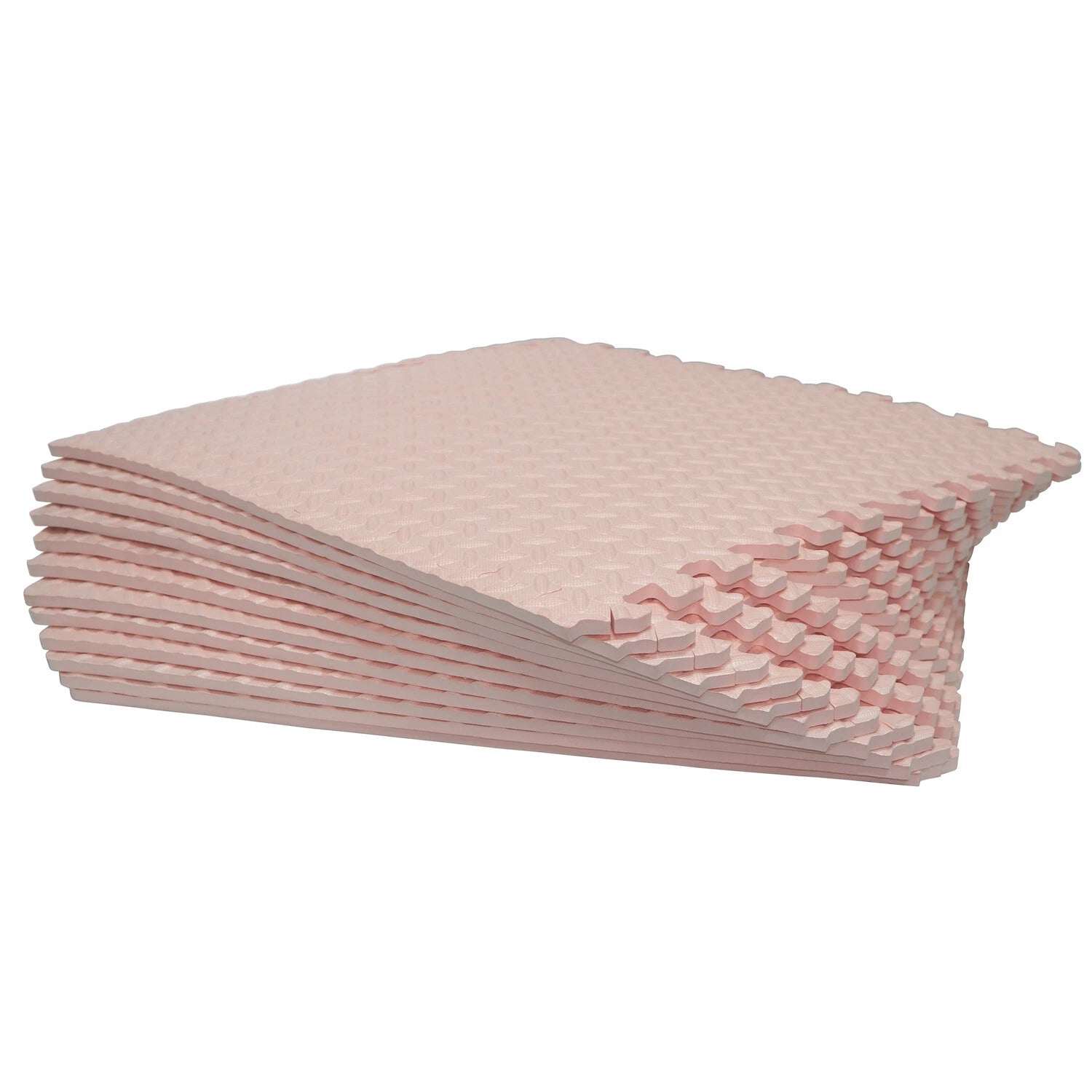 12X Interlocking EVA Foam Gym Floor Mats 24x24 - Pink
