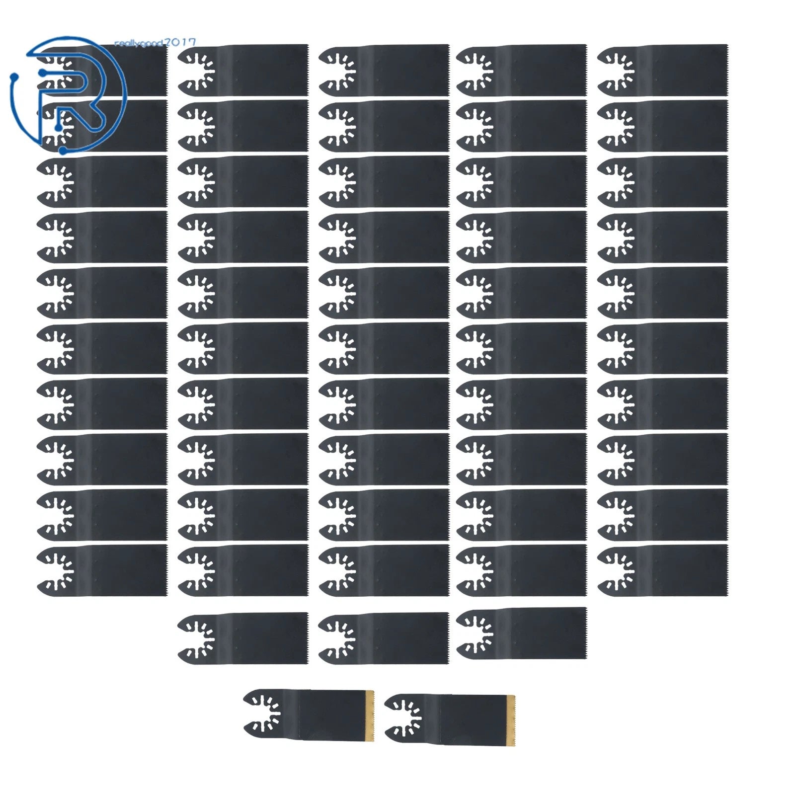 55 PCS Oscillating Tool Blade Set for Wood & Plastic (Fits )