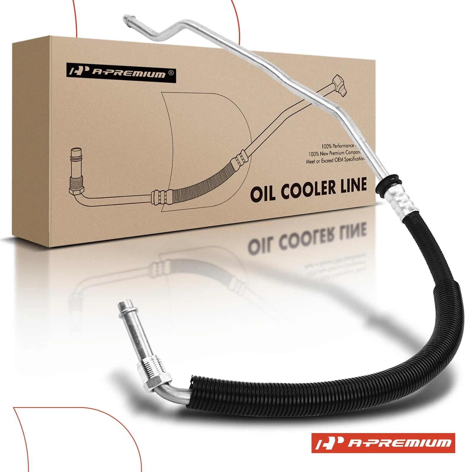 Inlet Engine Oil Cooler Line for Chevy Express 1500 2500 (2003–2023)