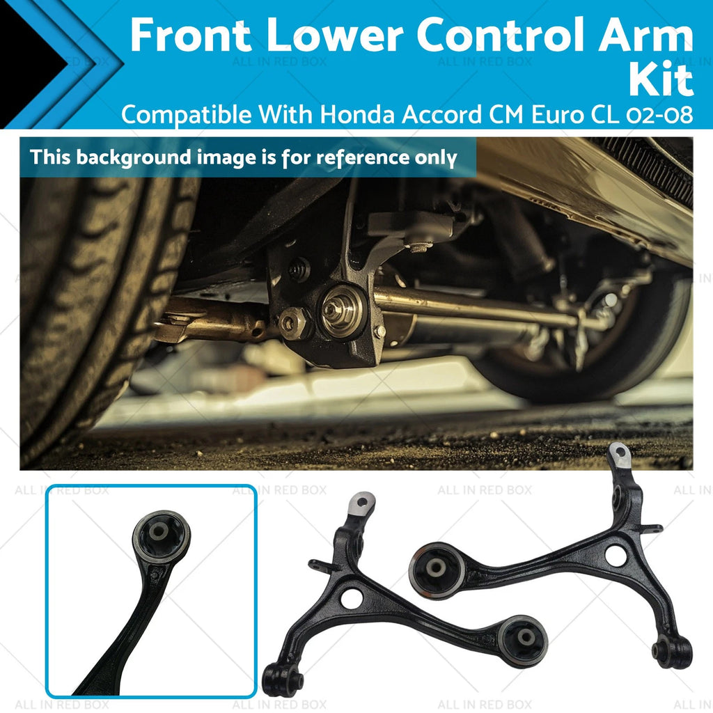 Pair Front Lower Suspension Arms for Honda Accord CM Euro CL (2003–2008)
