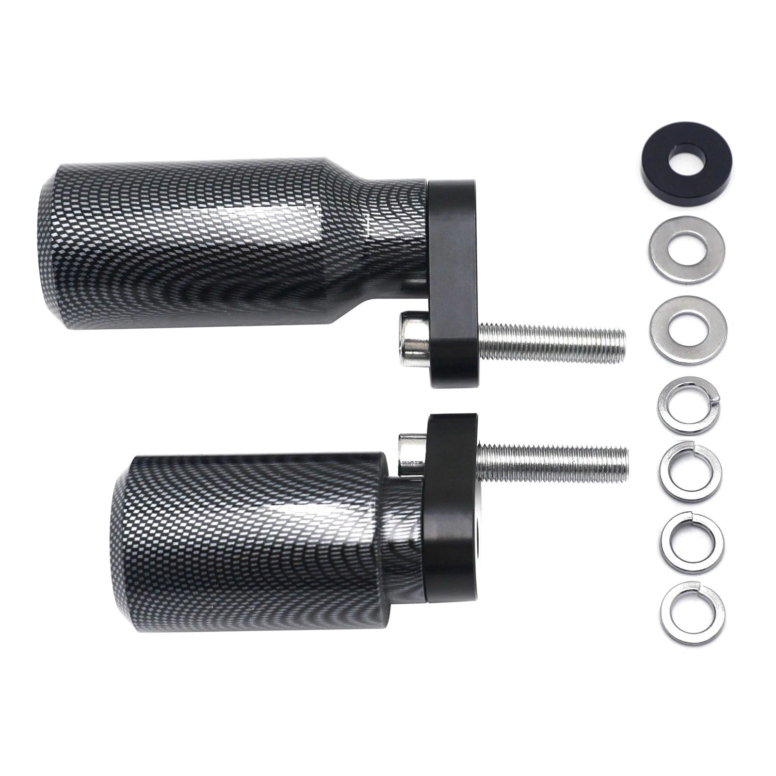 No Cut Carbon Frame Slider Crash Protector for Yamaha FZ-6R (2009–2016)
