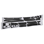 3D Carbon Fiber Pattern Interior DIY Trim Decals for BMW X5 (2007���2013)