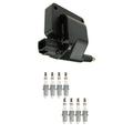 Set of 8 NGK HEI Ignition Coils & Ruthenium Spark Plugs for Ram 1500 2500 3500 (2002–2023)