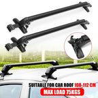 Adjustable Roof Rack Cross Bar Carrier for Car (Fits Various Models)