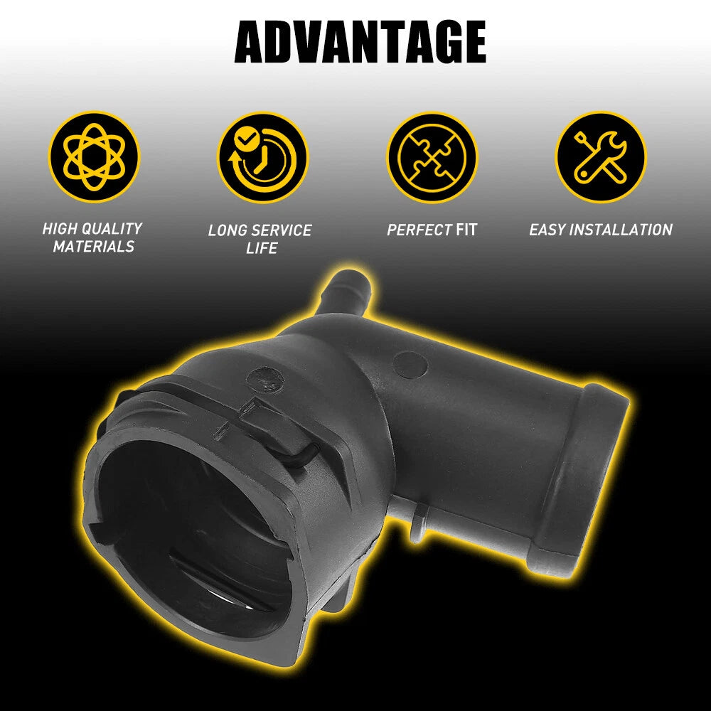 Coolant Pipe Hose Connector for Volkswagen Passat Jetta Beetle (2006–2019)