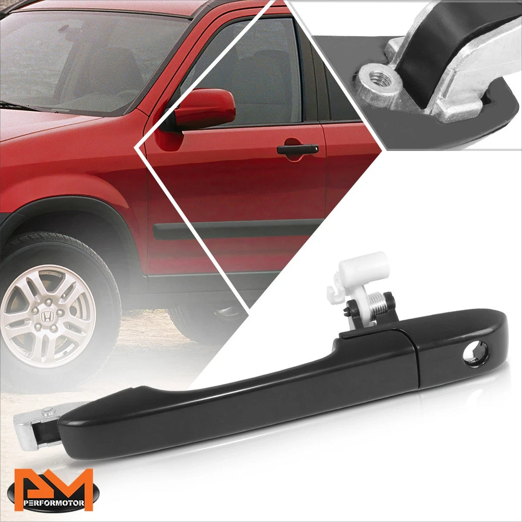 Front Left Exterior Door Handle w/ Keyhole for Honda CR-V (2002–2006)