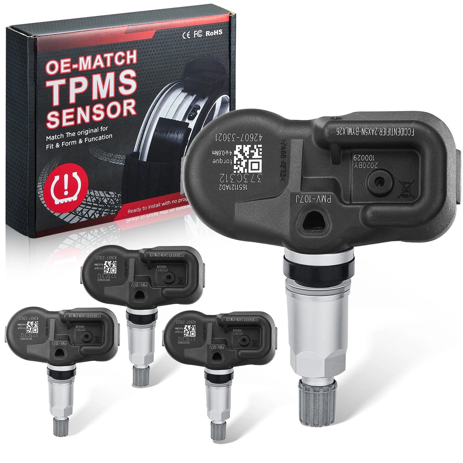 TPMS Tire Pressure Sensor 4-Pack for Toyota Land Cruiser (1993–1997)