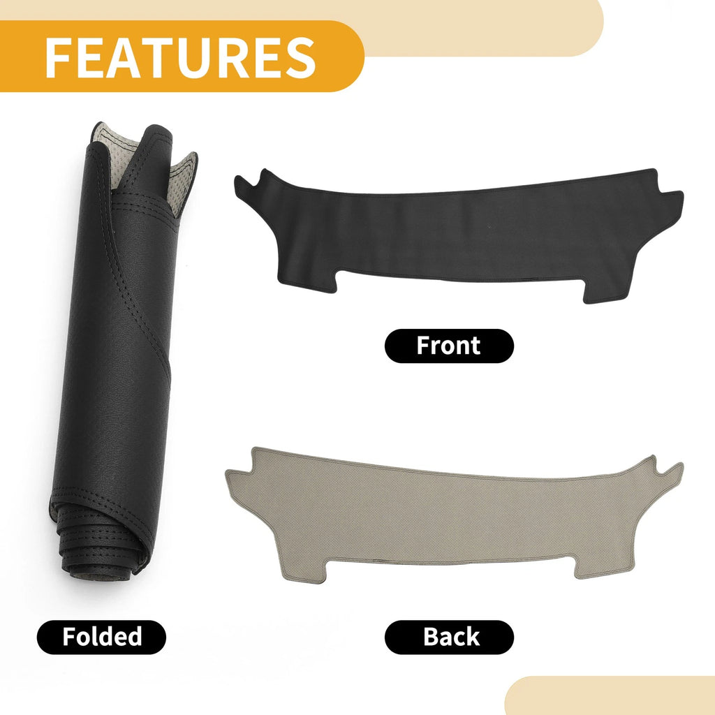 Dashboard Cover Mat for Toyota Prius (2023–2024) Black Anti-Slip