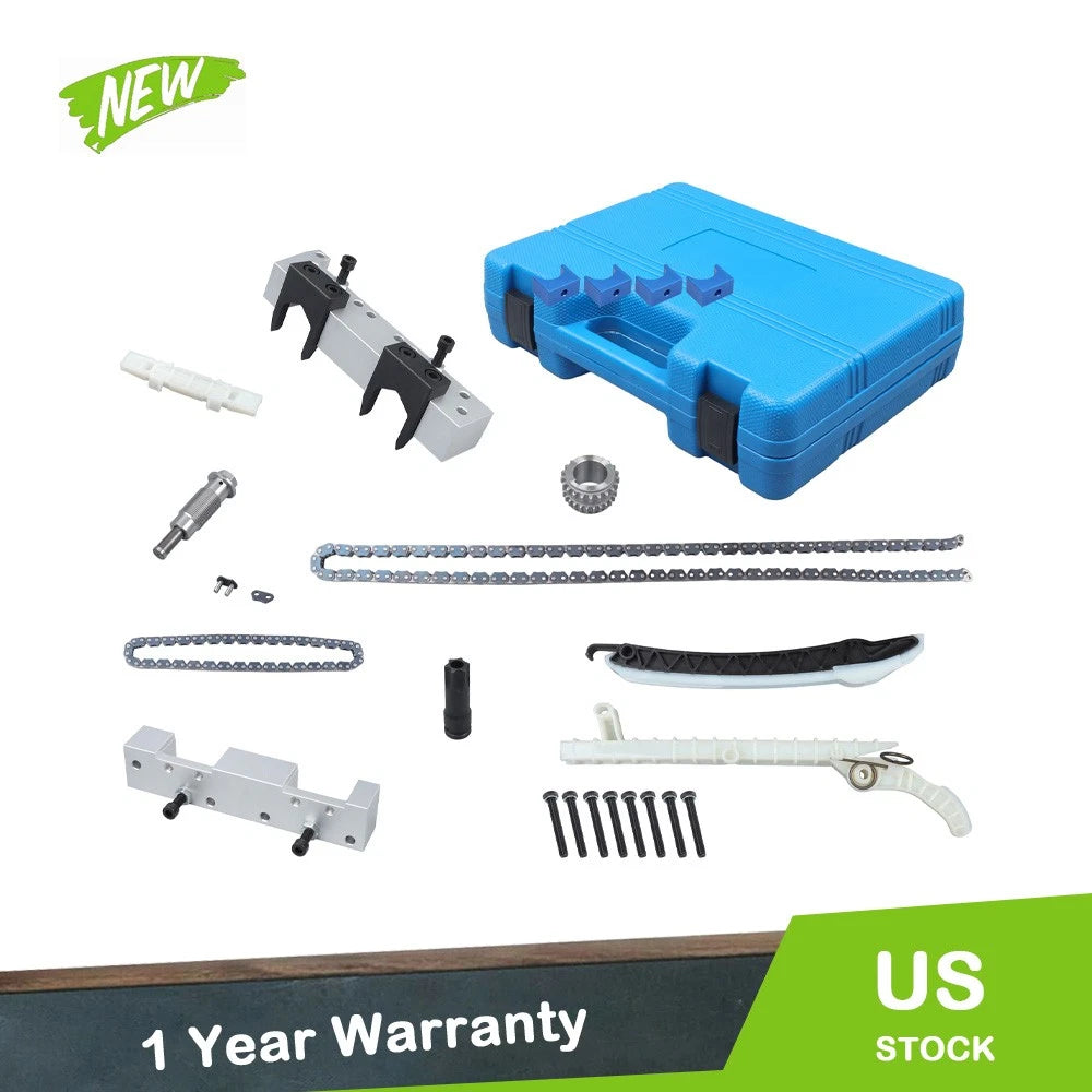 Timing Chain Kit with Camshaft Locking Tool for Mercedes Benz C180 C300 (2013–2020)