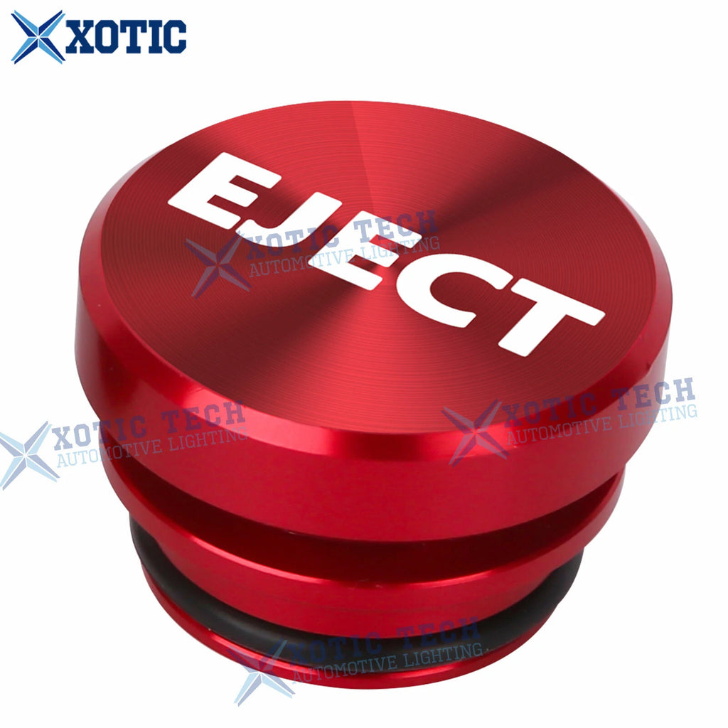 Red Aluminum Alloy Eject Button Cigarette Lighter Cover for Car (2000-2020)