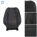 Front Passenger Back Seat Cover for Ford Mustang (2015–2023) Perforated Black