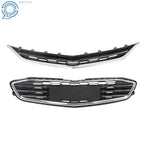 Front Bumper Upper Lower Mesh Grille for Chevy Malibu (2016-2018)