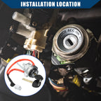 Ignition Switch Cylinder w/ Keys for Hyundai IX35 (2015)