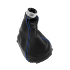 Manual Shift Boot for Honda CR-Z (2010–2014) Blue Stitch Leather Synthetic