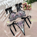 2X Elegant Butterfly Underwear Set for Women (2023–2023)