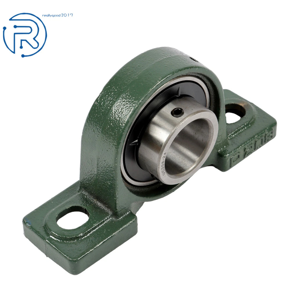 Set of 6 UCP208-24 Pillow Block Mounted Ball Bearings for