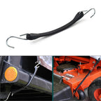Set of 4 9" Heavy Duty Rubber Tarp Straps Tie Down Bungee Cords with Hooks