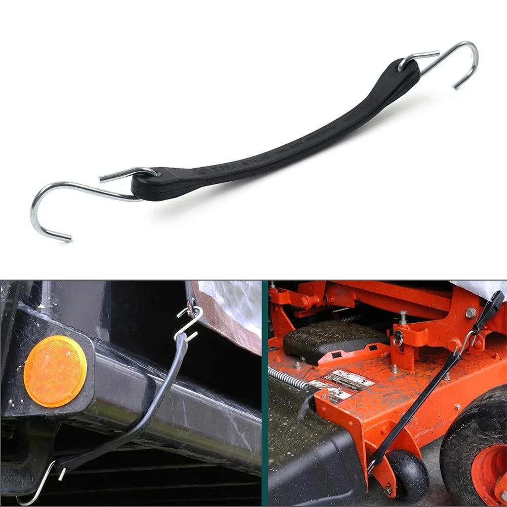 Set of 4 9" Heavy Duty Rubber Tarp Straps Tie Down Bungee Cords with Hooks