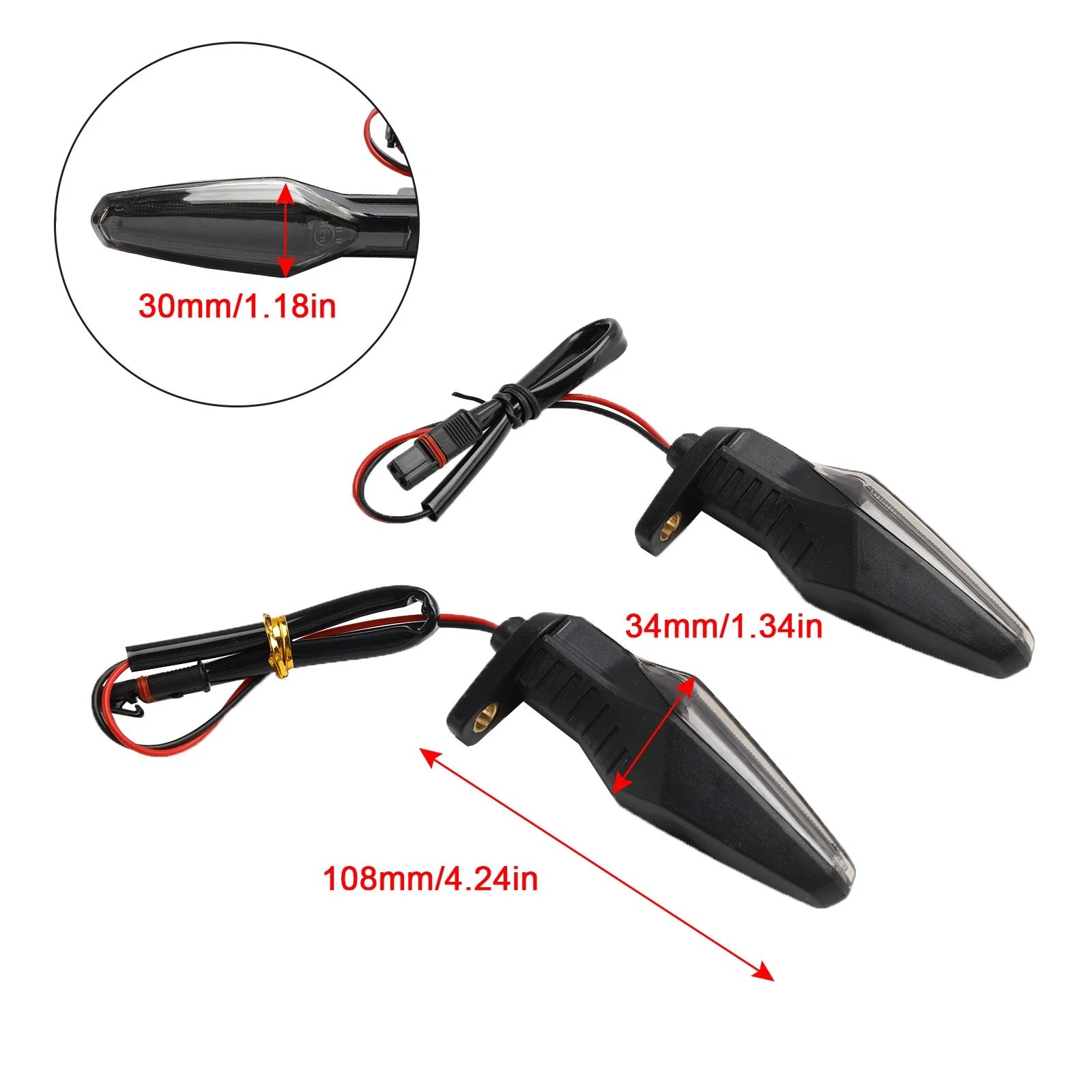 LED Turn Signal Lights for BMW S1000XR S1000R R1250GS ADV (2020–2023)
