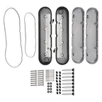 Fabricated Aluminum Valve Covers for LS Engines (LS1, LS2) JM80822BK
