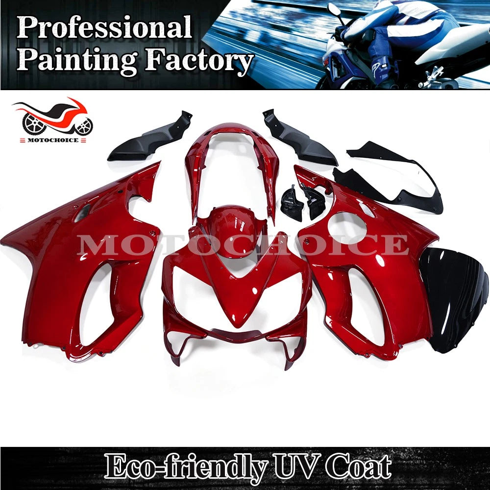 Fairing Kit Set for Honda CBR600 F4I (2004–2007) - Glossy Red ABS