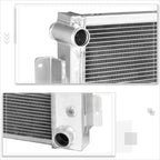 3-Row Aluminum Racing Radiator for Chevy Camaro/Pontiac Firebird (1967–1969)