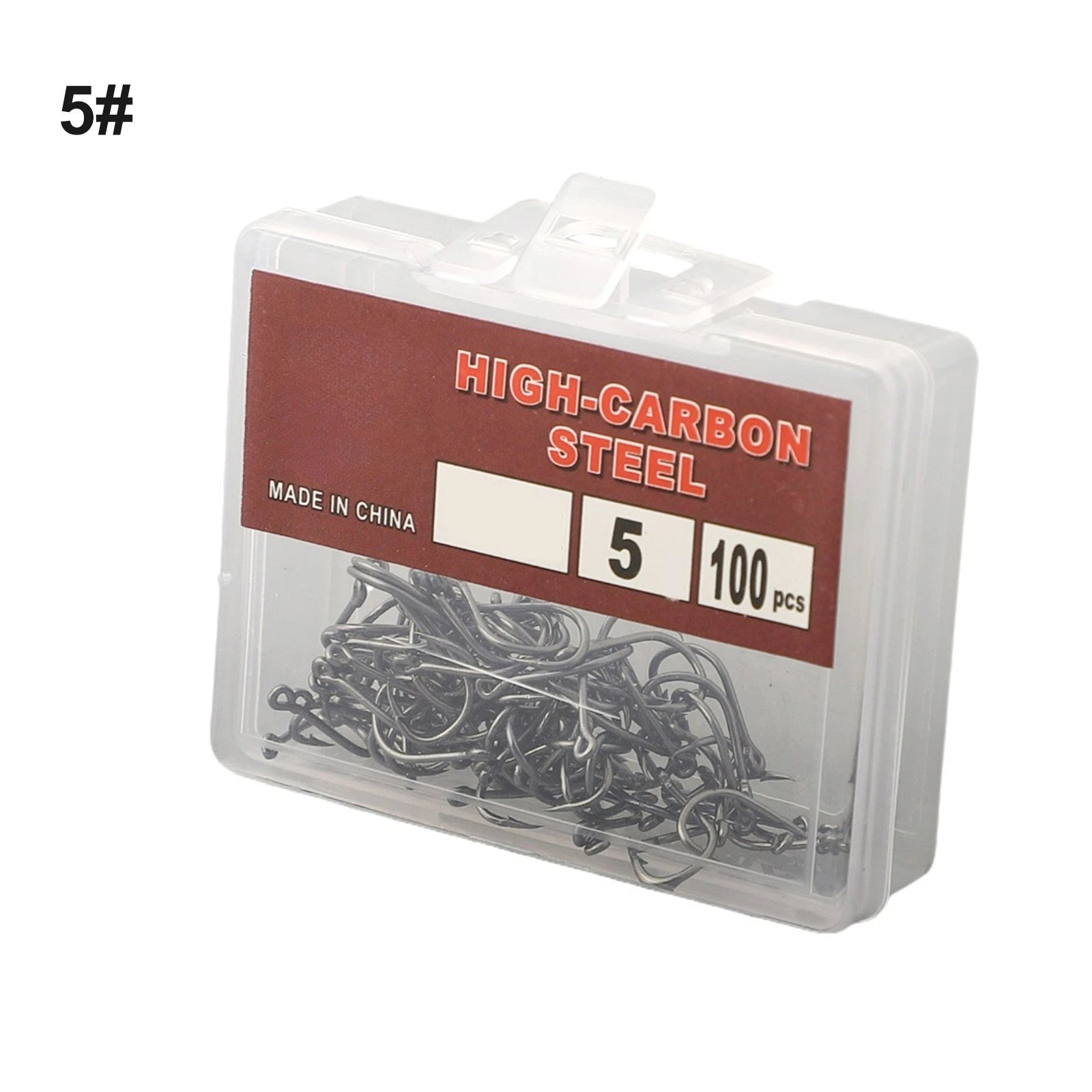 100pcs Carbon Steel Fish Hooks for Fishing Accessories