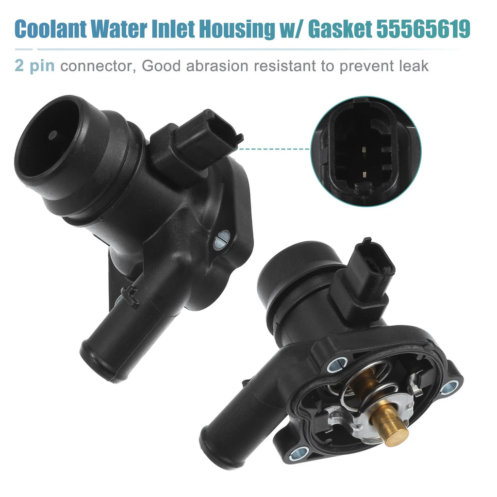 Engine Water Pump Thermostat Housing No. 55486342 for Chevy Cruze Sonic (2011–2019)