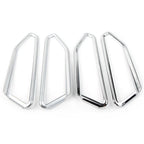 Chrome Front Fog Light Eyebrow Trim Accents for Honda Goldwing GL1800 (2018-2023)