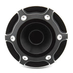 Black & Silver Frame Hole Cover Caps for Harley X350