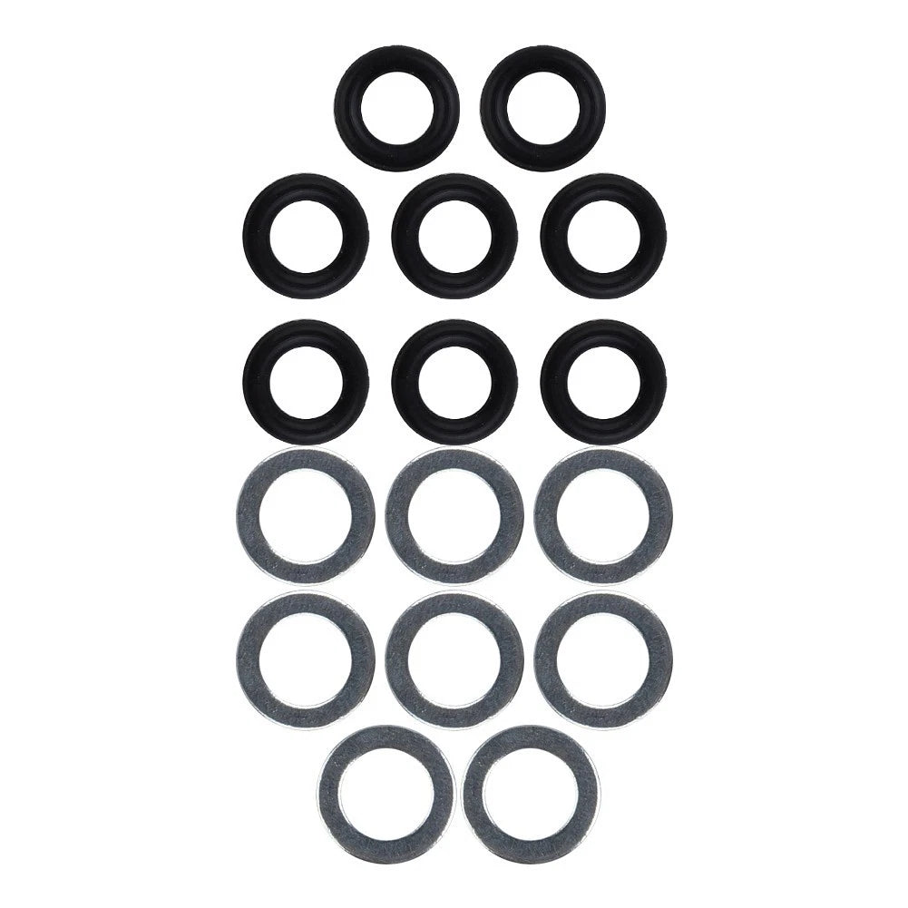 O-ring Washer Set of 8 Nitrile Rubber for Automotive Applications