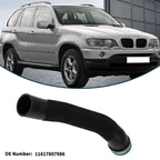 Radiator Hose for BMW X5 E70 (2008–2013) No. 11617807986 Rubber Black