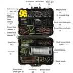 272 Piece Carp Fishing Accessory Kit with Hooks, Swivels, Beads, Connectors