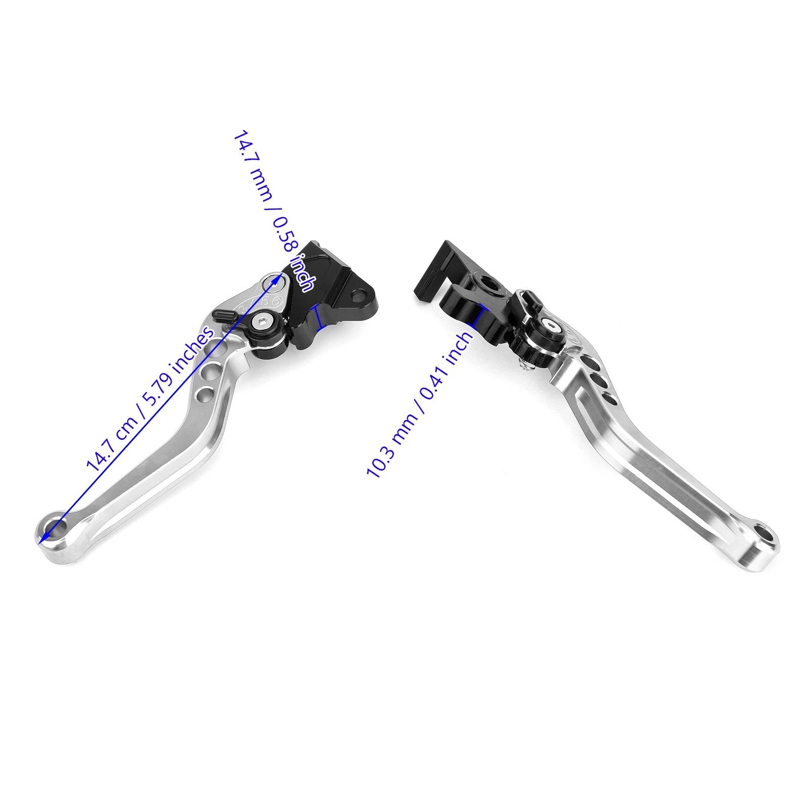 Set of 2 Aluminum Brake Clutch Levers for Honda PCX 125 (2010–2023)
