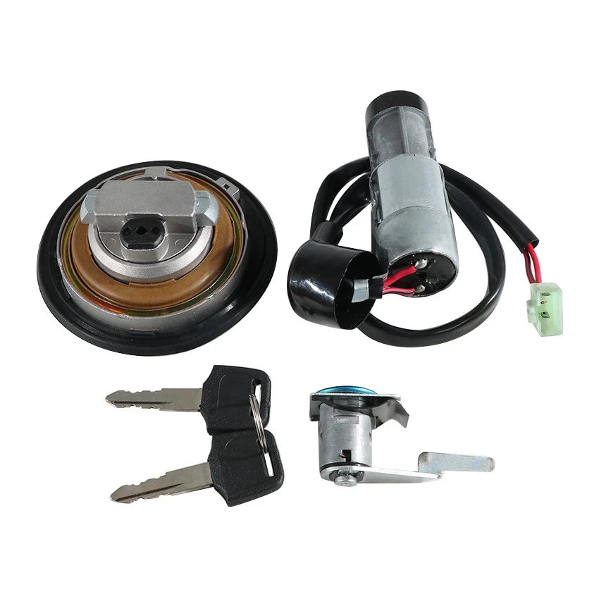 Fuel Tank Cap & Ignition Key Switch Seat Lock for Honda CBF125 (2009–2013) 35010-KWF-950