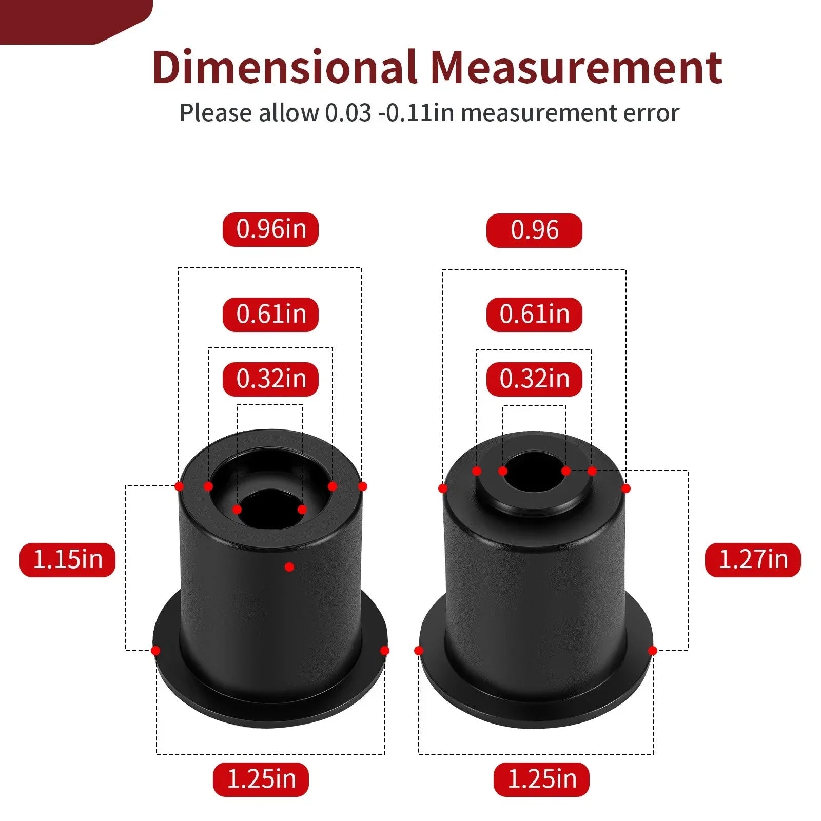 8 Pcs Door Bushings Set for Pioneer 1000-6 Deluxe Crew SXS1000M6D (2019–2024)